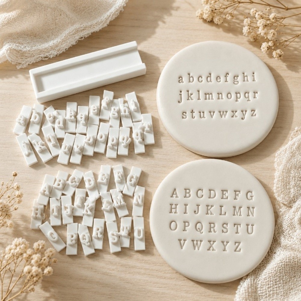 Soap Making Kit For Beginners - Set di timbri per lettere e