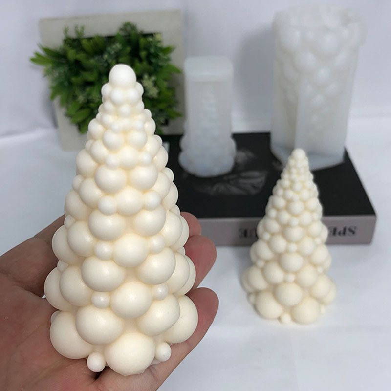 Soap Making Kit For Beginners - 3D Bubble Christmas Tree stampo per