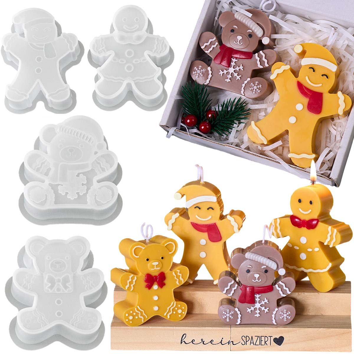 Stampo in silicone a forma di  - Soap Making Gifts recensione e prezzo